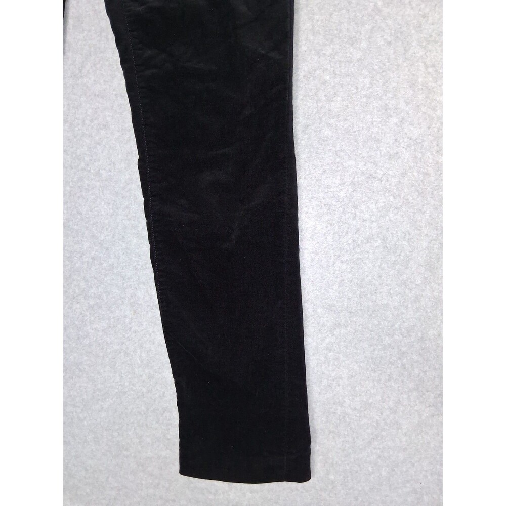Talbots Flawless Five Pocket Straight Corduroy Pants Size 2 Black Quiet Luxury - Picture 7 of 14